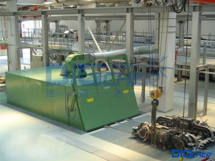 德高潔鐵路車輛轉(zhuǎn)向架軸箱自動清洗線